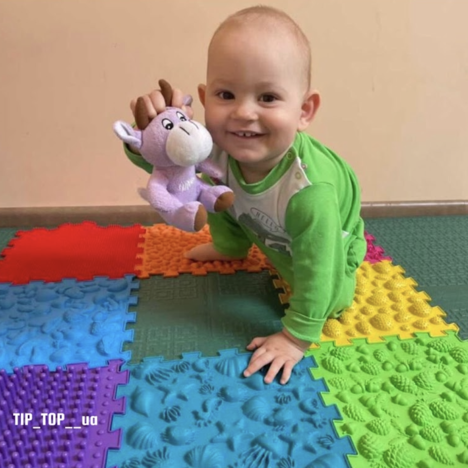 TipTop™ massage sensory mat from 16 puzzle